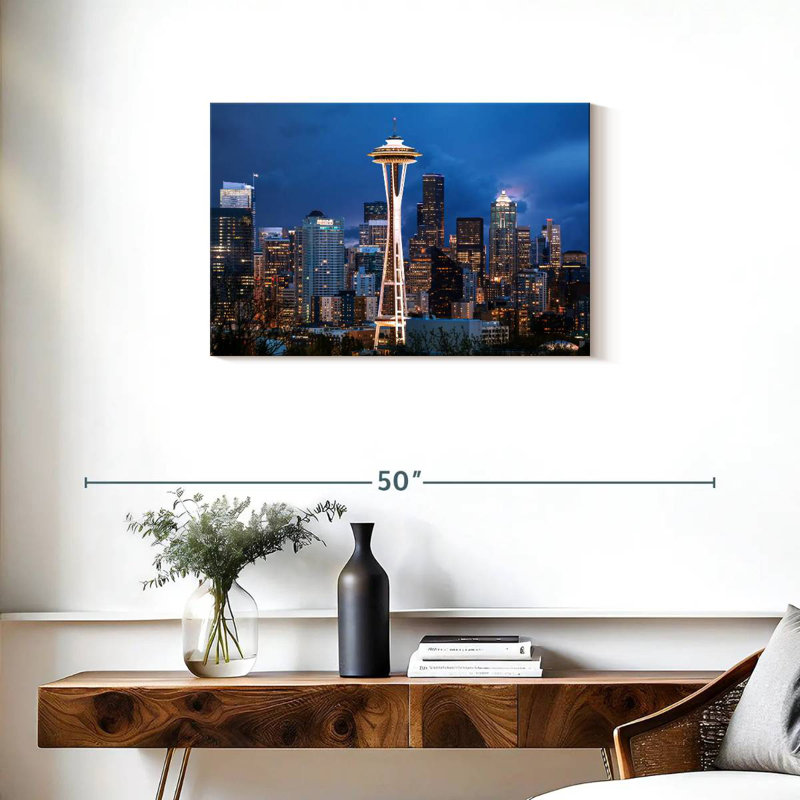 Kavia Space Needle Seattle, 20" H x 30" W