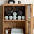Burlywood Solid Wood+Tempered Glass Display Cases