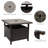 Latassha Wicker Side Table with Umbrella Hole-1252982731