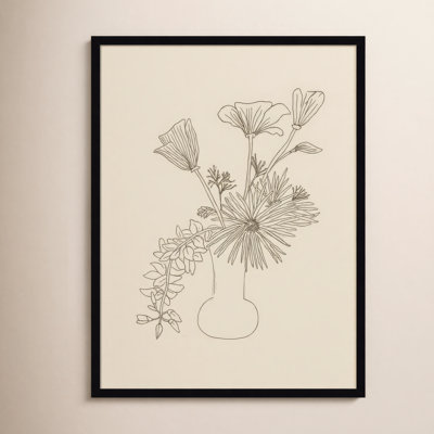 Chelsey Floral Study 2, impression encadrée sur papier par Kate Aurelia Holloway