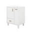 Meuble-lavabo 24 po avec lavabo en céramique, ensemble de meuble-lavabo autoportant avec tablette de porte, tiroir profond et panier coulissant à 2 niveaux-781634345