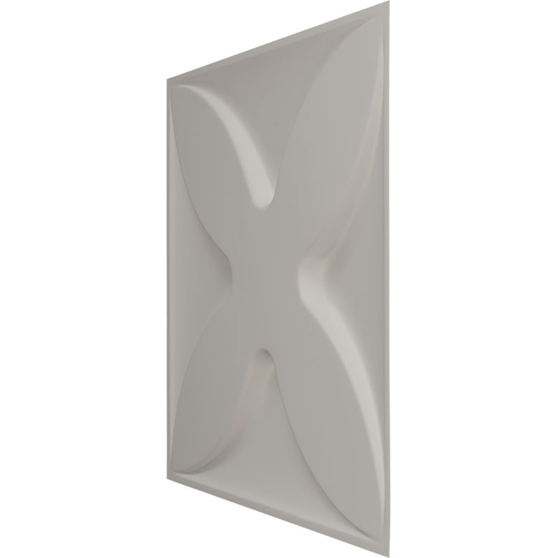 Panneau mural décoratif 3D Austin EnduraWall l 19 5/8 po x H 19 5/8 po, brume rustique métallique universelle (couvre 2,67 pieds carrés)