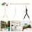 Foldable White Round Dining Table With 4 Legs, Perfect For 2-4 People, 23.6" Metal Circle Desk, Waterproof & Rust-Resistant, Industrial Modern Space Saving Table For Kitchen, Apartment-117495567