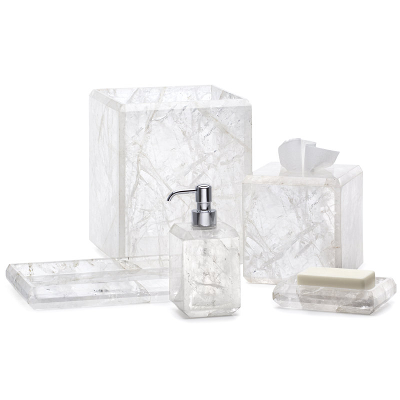 Rockwell Clear Pump Dispenser-Matte Black