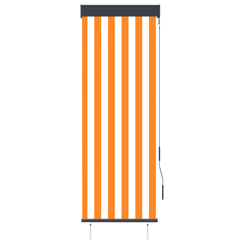 Outdoor Room Darkening, White/Orange, 250 cm L x 100 cm W