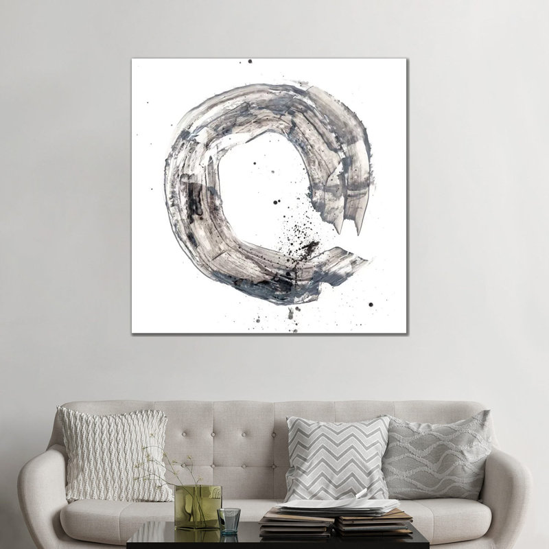« Cosmic Rings II » par Ethan Harper, reproduction d’art, H 48 po x l 48 po x 1,5 po, Toile tendue, Aucun mat