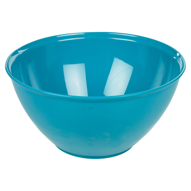 Plastic Colourful Kitchen Mixing Salad Bowl, Teal
