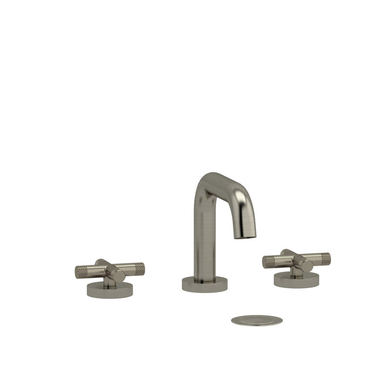 Riu™ Widespread Lavatory Faucet with U-Spout, Brushed Nickel, Lever Handle