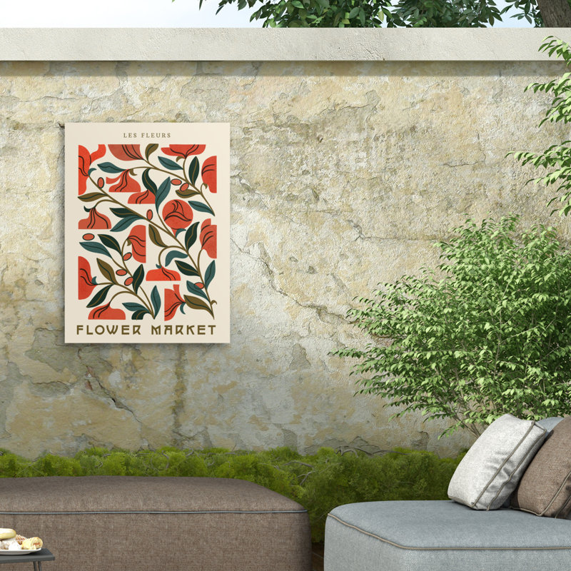 Toile extérieure Renea L. Thull Nouveau, 19" H x 14" W