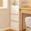 Armoire de coin en bois manufacturé blanc-1076355182