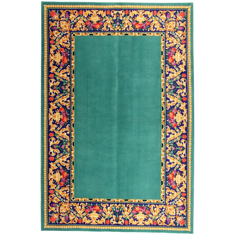  - Tapis vert miroir - Taille 6 pi 7 po x 9 pi 10 po