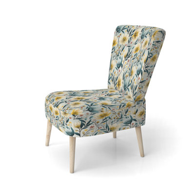 Chaise d'appoint rembourrée Ethereal Botanicals
