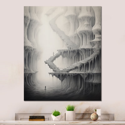 «Gray surreal ascendant ombres» sur