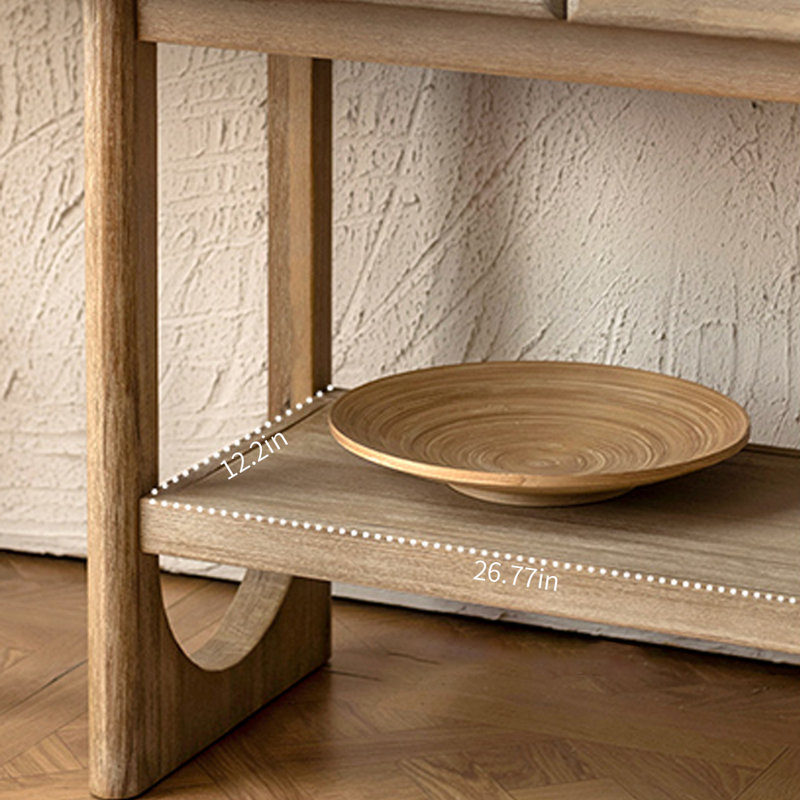 Buffet rétro de style industriel multi-espaces, Burlywood