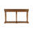Oak Finish Console Table