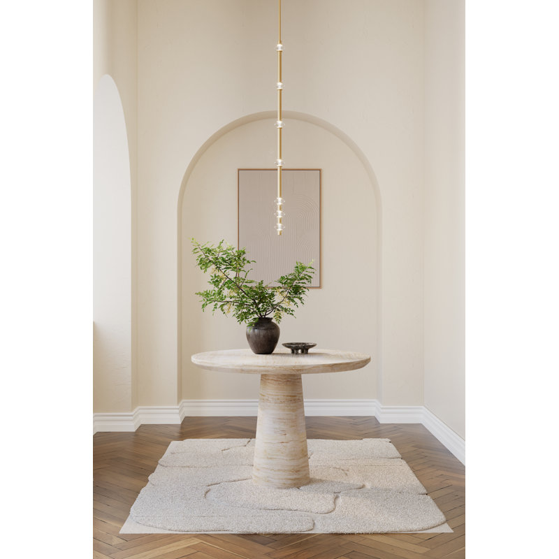 Mini-luminaire suspendu DEL 2,5 po Pearl, Laiton