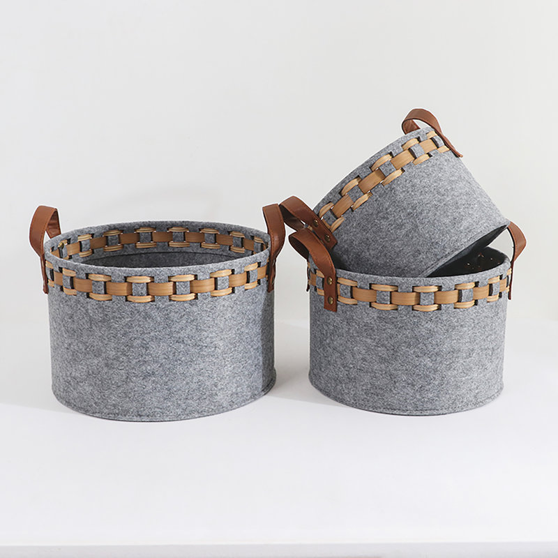 Panier à linge avec poignées Gracie Oaks