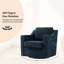 Bronnen Big And Wide Upholstered Cushion Swivel Armchair with Removable Back and Seat Cushion-679045635-683606261