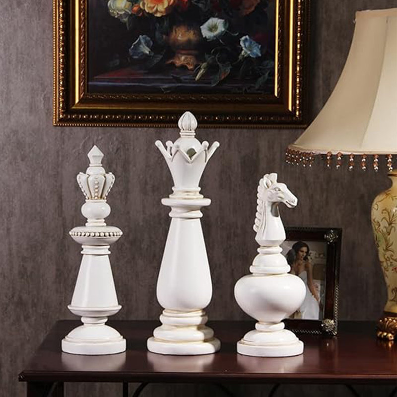 Figurine / sculpture en forme de Rowett, Blanc