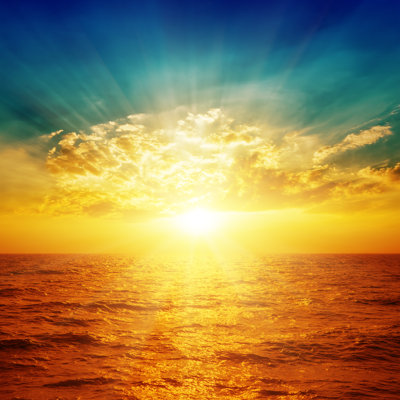 «Bright Sunset» par La_Corivo - Photographie sur toile tendue