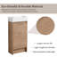 Meuble-lavabo simple avec plateau en céramique 16,57 po Annaira