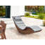 Deakin Acacia Single Chaise with Cushions-431637486