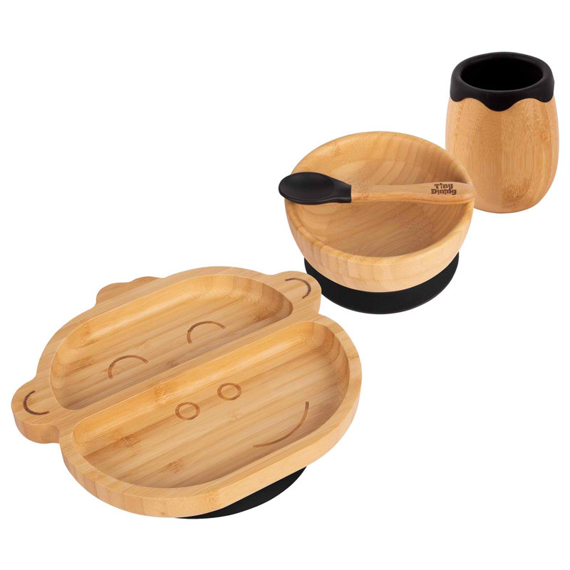 Piece Dinnerware Set, Black