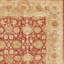 Tapis oriental rectangulaire en laine noué à la main de couleur rouille / or-91230389