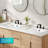 KRAUS Indy Widespread Bathroom Faucet In Spot-Free With 2 Handles, Pop Up Drain And Supply Lines-107426058