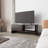 Rock Point Entertainment Center with a Door and Open Storage,  Stained Walnut and White-154251453