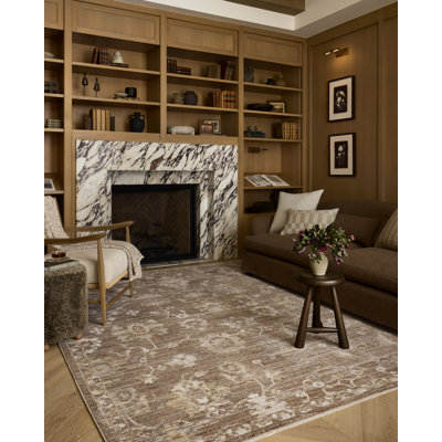 Tapis terre / naturel Amber Lewis x Loloi Nella