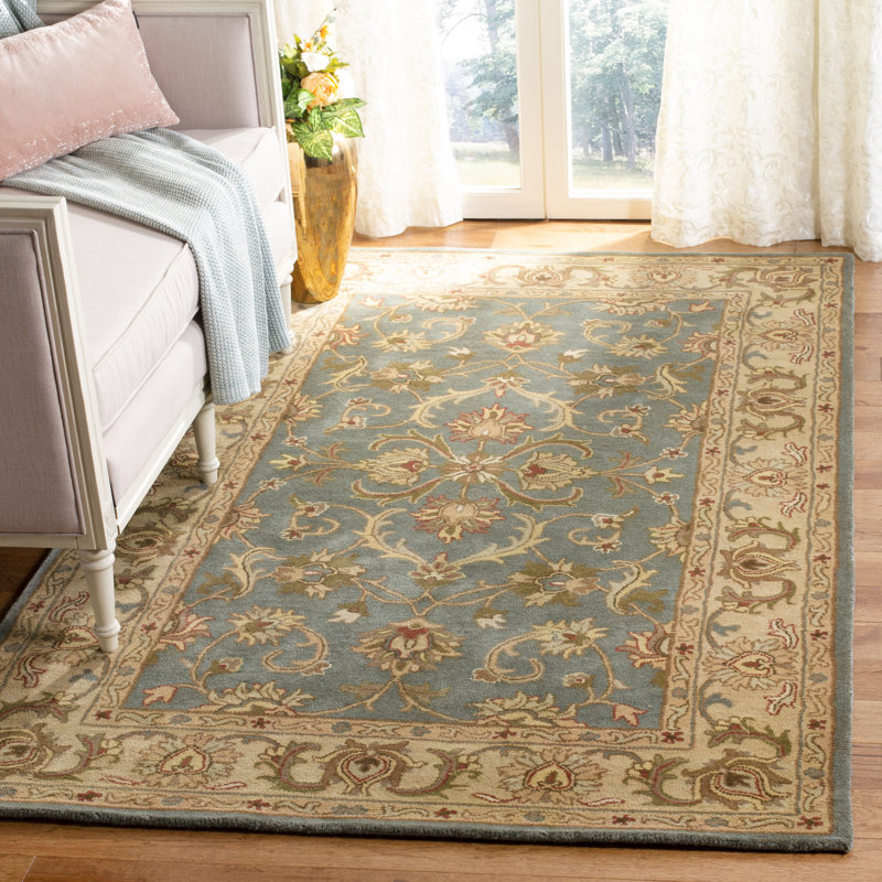 Tapis oriental en laine touffeté à la main Taylor, Rectangle 8 pi x 10 pi