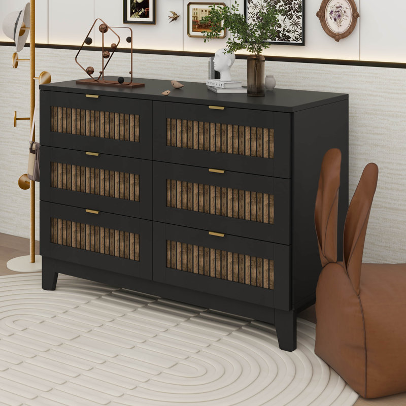 Armoire de rangement Farmhouse, Noir