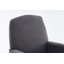 Chaise berçante en coton et lin avec repose-pieds réglable-1124969749