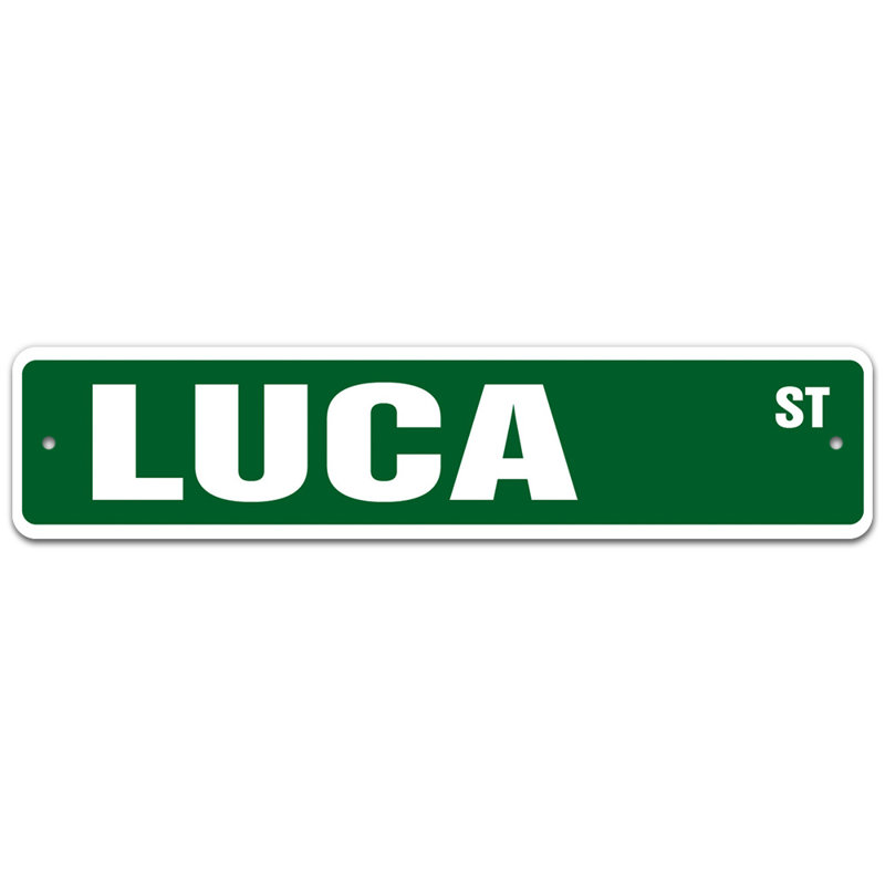 Plaque de rue Buckley, H 4 po x l 18 po x P 0,1 po