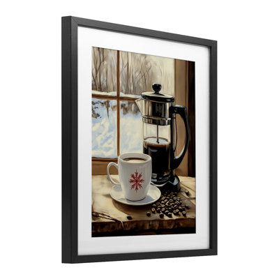 «Winter French Press», impression sous verre encadrée par Arlington Prints