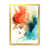 Impression dorée sur toile encadrée