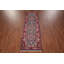 Tapis de couloir oriental bleu Kazak