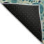 Tapis bleu sarcelle lavable à la machine intérieur / extérieur Xhevrie-1165871143