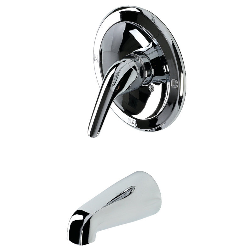 Kingston Brass Single-Handle Tub Faucet, Polished Chrome