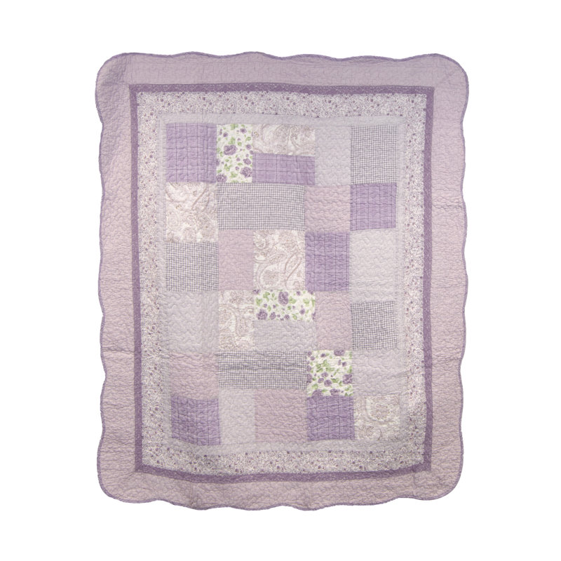 Jeté en coton Donna Sharp Lavendar