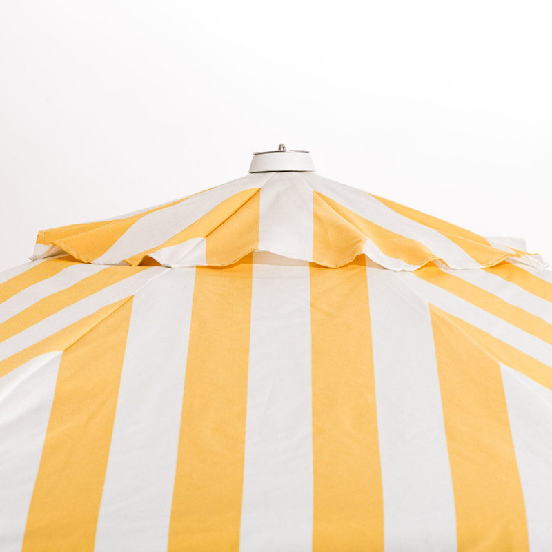 Market 84'' W Umbrella, Yellow/White