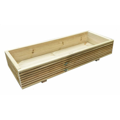 Buenrostro Handmade Wood Planter Box