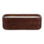 Bougie parfumée à la vanille Jeimi pour chambre à coucher décor de table de chevet - Bougie décorative en bois de manguier pour bibliothèque, table basse ou salon - 10 po, brun