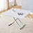 Vesta Multi-functional Faux Marble Lift Top Coffee Table, Height Adjustable Dining Table with Hidden Wheels and Foldable Top