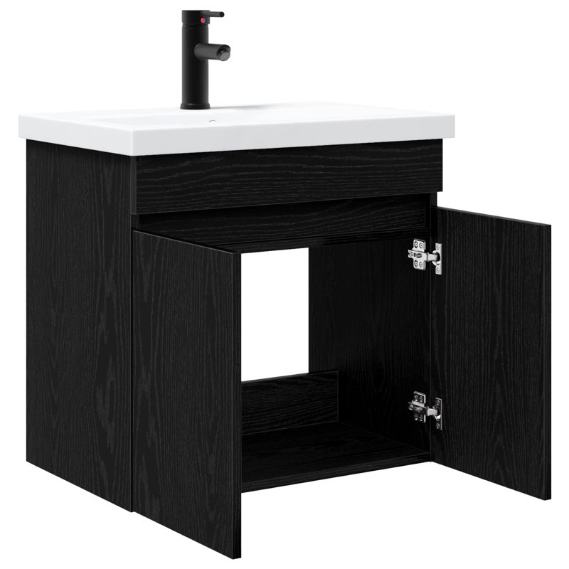 610 mm Bathroom Vanity, Black