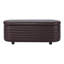 Banc de rangement en similicuir Teit-1572333193