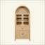 Armoire en dôme, faite de matériaux de haute qualité et de fabrication ancienne, avec un grand espace de rangement