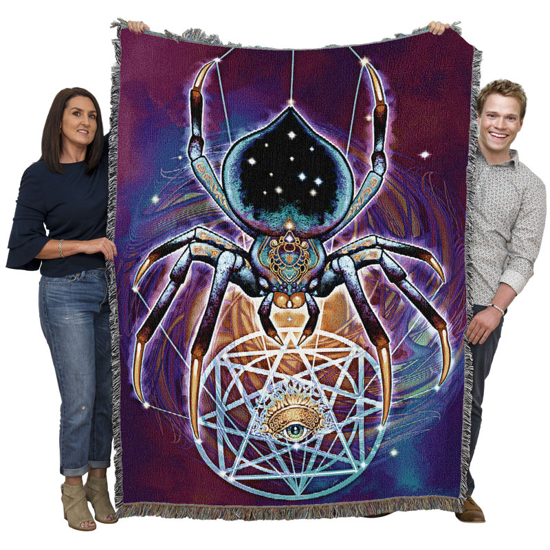 Pure Country Weavers Weave Your Reality Blanket by Ravynne Phelan - Fantasy Tarot Cards Gift Tapestry Throw Woven from Cotton - Made in The USA (72x54)