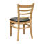 Chaise d'appoint à dossier échelle - Naturel-1199938401-1156500982
